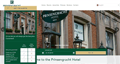 Desktop Screenshot of prinsengrachthotel.nl