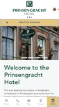 Mobile Screenshot of prinsengrachthotel.nl