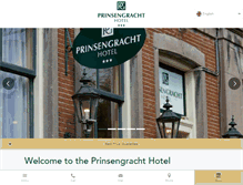 Tablet Screenshot of prinsengrachthotel.nl